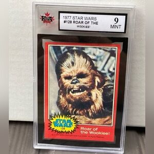 1977 Star Wars #128 Roar of the Wookie KSA 9 FRESHLY GRADED NOT PSA